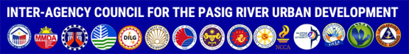 inter-agency concil for the pasig river urban development logos